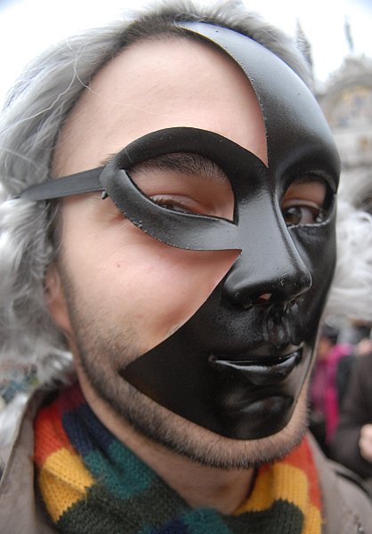 Mezza maschera - Carnevale di Venezia