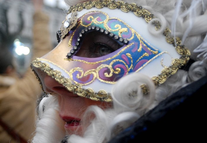 Occhi blu - Carnevale di Venezia