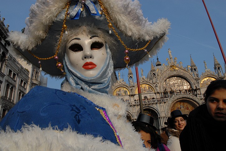 Bianco blu - Carnevale di Venezia