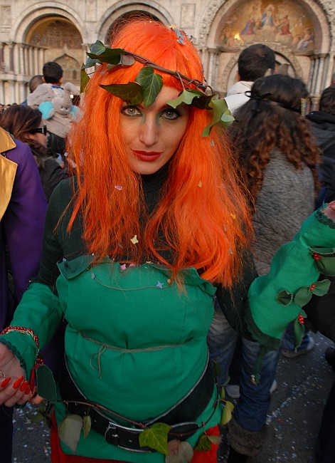 Capelli arancioni - Carnevale di Venezia