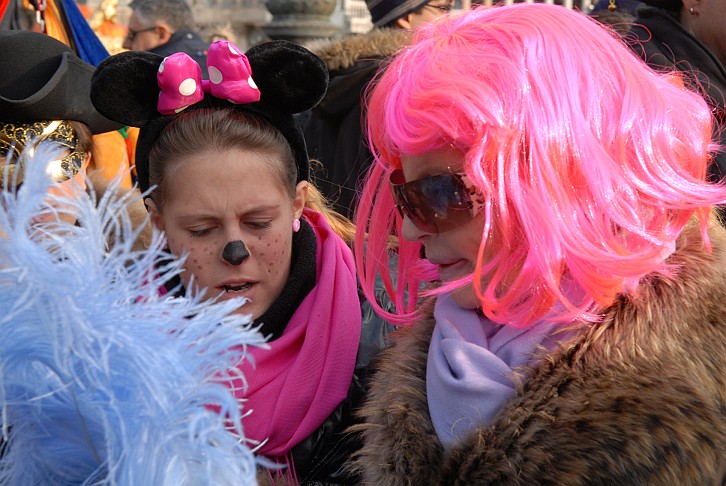 Capelli rosa - Carnevale di Venezia