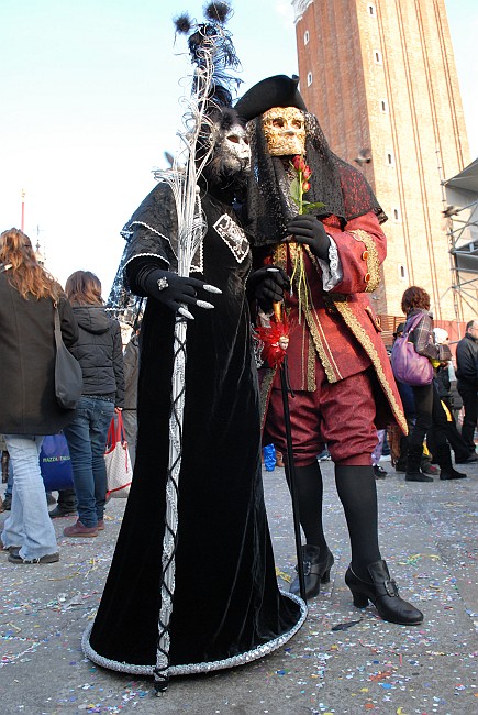 Coppia in posa - Carnevale di Venezia