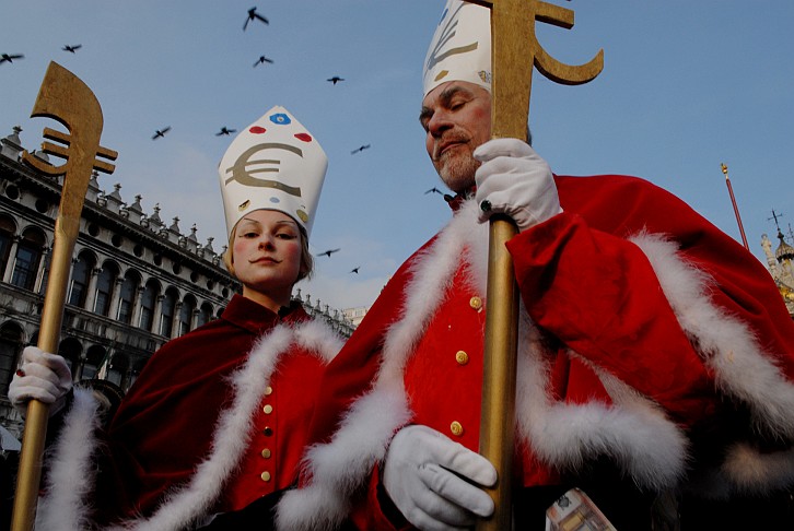 Euro cardinali - Carnevale di Venezia