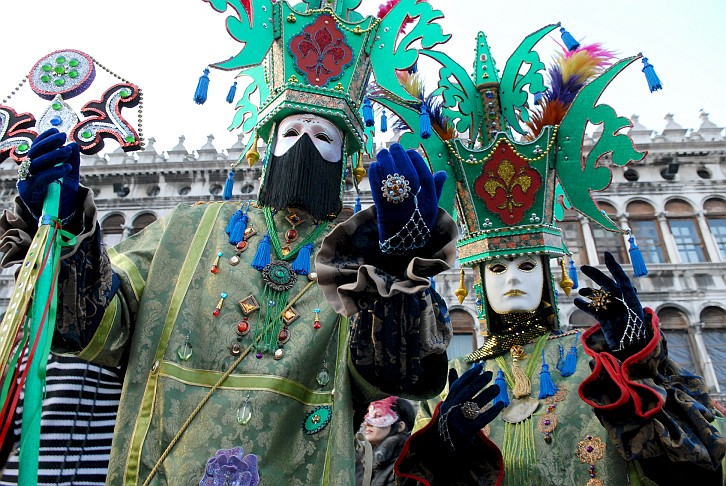 Green corona - Carnevale di Venezia