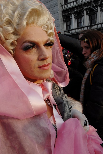 In rosa - Carnevale di Venezia