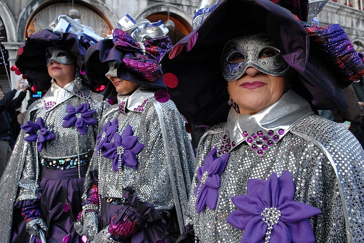 Le tre dame - Carnevale di Venezia