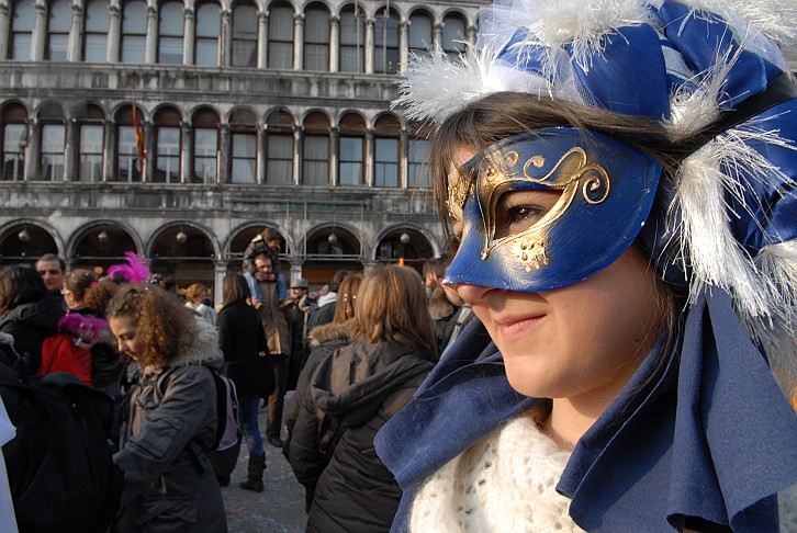 Maschera blu - Carnevale di Venezia