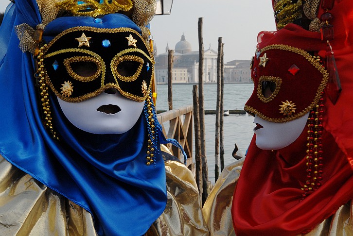 Rosso blu - Carnevale di Venezia