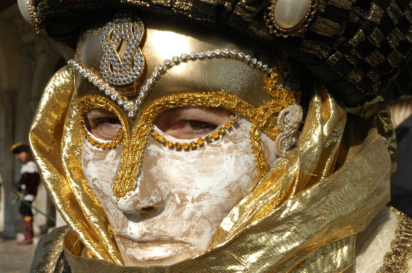 Abbigliamento dorato - Carnevale di Venezia