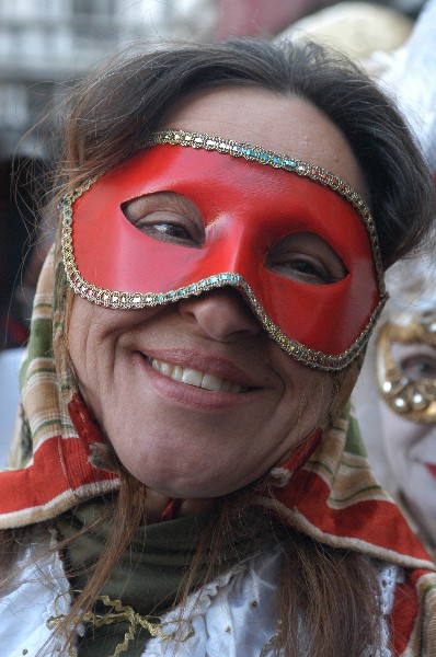 Maschera rossa - Carnevale di Venezia