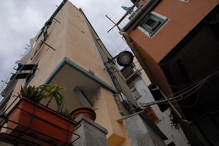 Case dal basso - Fotografia di Riomaggiore - Le Cinque Terre