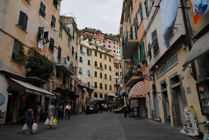 Panoramica del paese - Fotografia di Riomaggiore - Le Cinque Terre