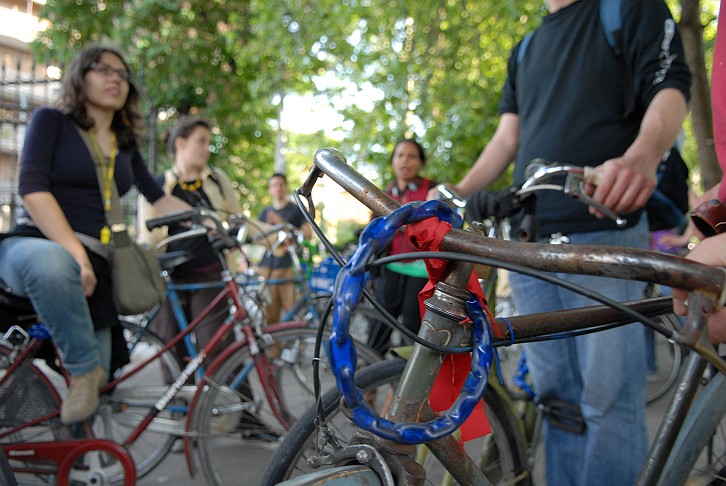 Ingresso giardini - La Critical Mass di Bologna