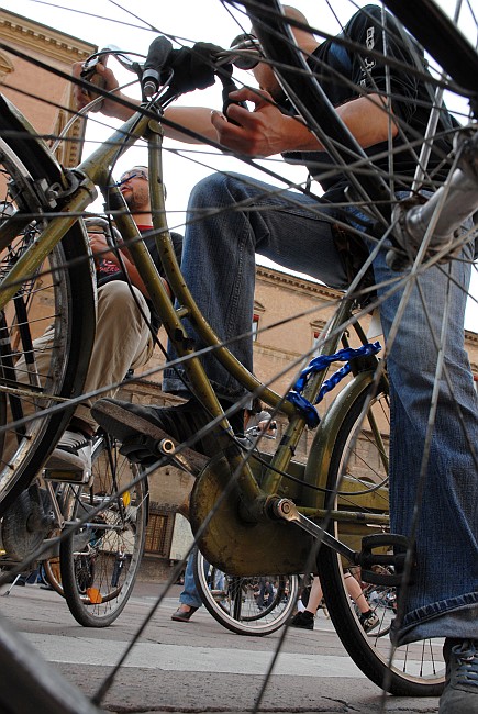 Pronti per la partenza - La Critical Mass di Bologna
