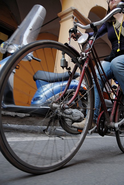 Prospettiva ruota - La Critical Mass di Bologna