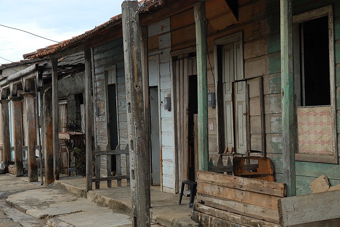 Case in legno - Fotografia di Baracoa - Cuba 2010