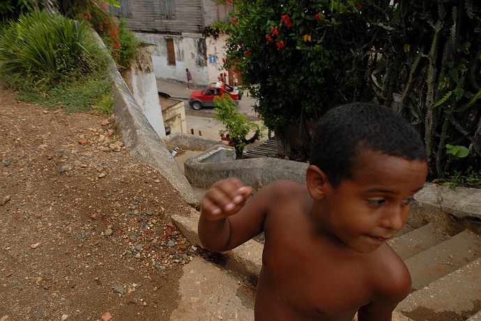 In cima alla scala - Fotografia di Baracoa - Cuba 2010