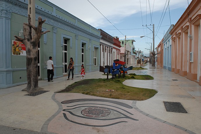 Strada pedonale - Fotografia di Bayamo - Cuba 2010