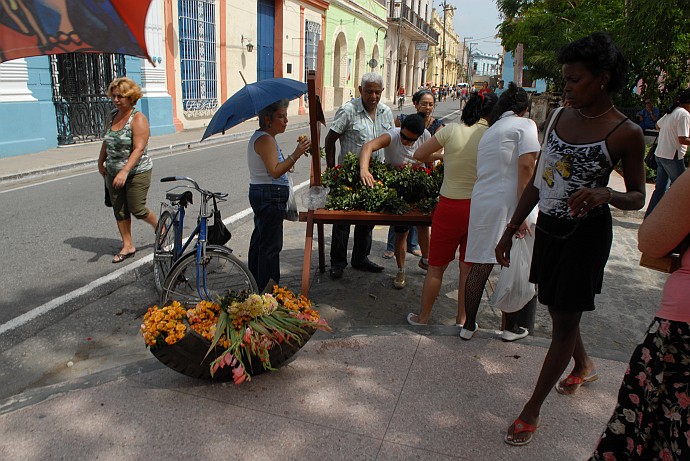 Dal fioraio - Fotografia di Camaguey - Cuba 2010