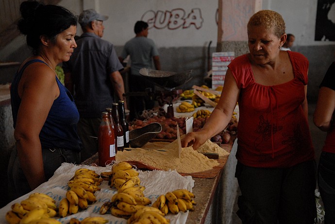 Bancone mercato - Fotografia di Cienfuegos - Cuba 2010