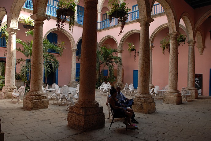 Cortile interno - Fotografia della Havana - Cuba 2010
