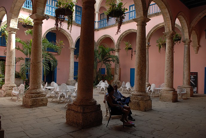 Cortile interno - Fotografia della Havana - Cuba 2010