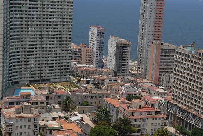 Dettaglio grattacieli - Fotografia della Havana - Cuba 2010