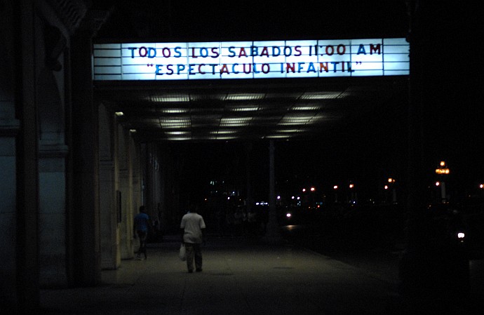 Insegna cinema - Fotografia della Havana - Cuba 2010