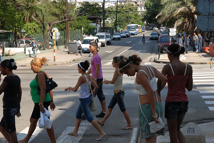 Passaggio pedonale - Fotografia della Havana - Cuba 2010