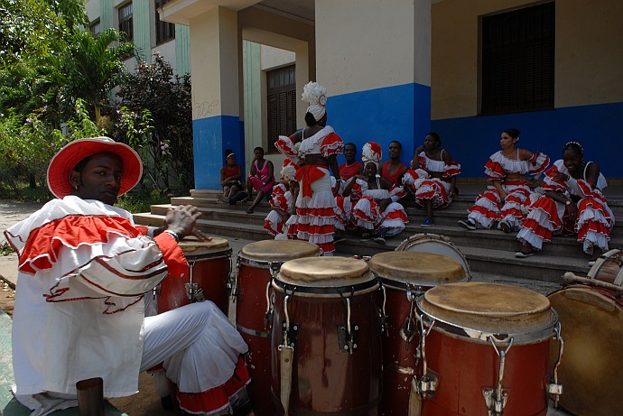 Percussionista - Fotografia della Havana - Cuba 2010