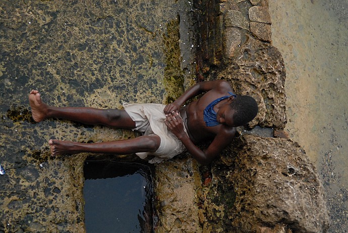 Ragazzo dall'alto - Fotografia della Havana - Cuba 2010