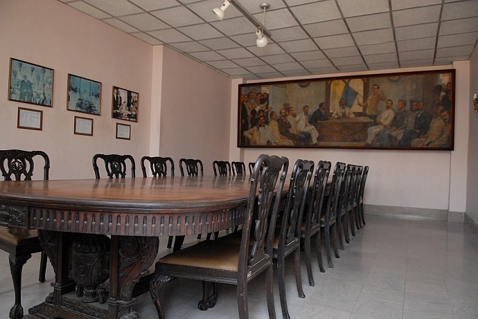 Sala riunioni ex palazzo presidenziale - Fotografia della Havana - Cuba 2010