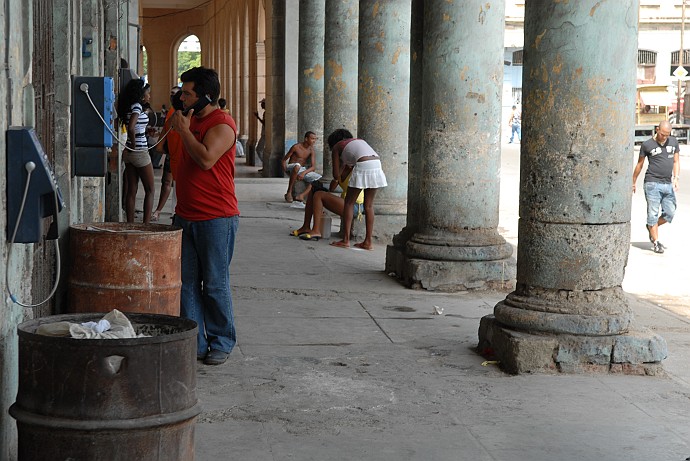 Telefonata - Fotografia della Havana - Cuba 2010