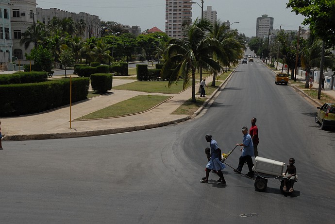 Tarsporto di un carro - Fotografia della Havana - Cuba 2010