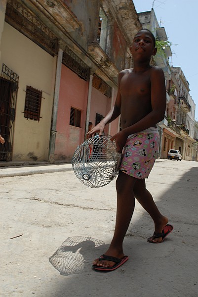Una gabbia che verra gettata - Fotografia della Havana - Cuba 2010