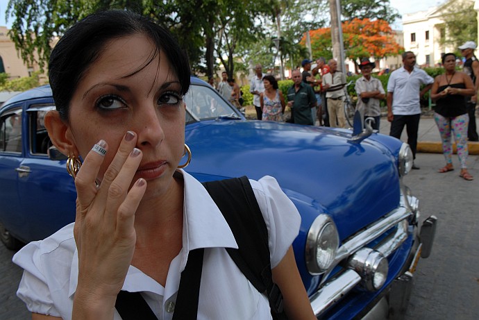 Ragazza - Fotografia di Santa Clara - Cuba 2010