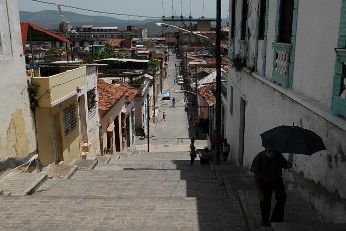 Scalinata - Fotografia di Santiago di Cuba - Cuba 2010