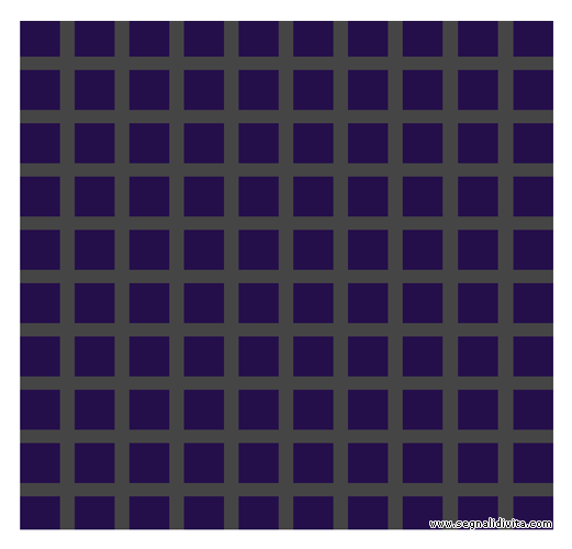 Miraggio di punti scuri - Illusione ottica