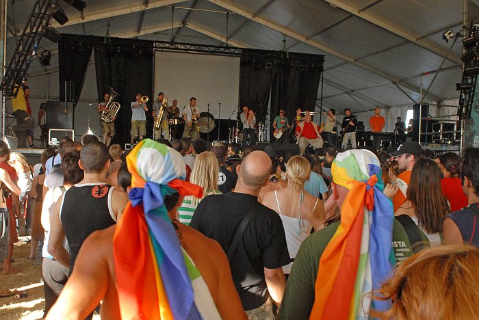 Fotografia Leningrad and Peace Flag