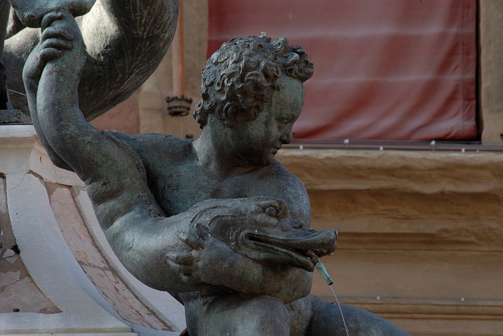 Putto dettaglio :: Fontana del Nettuno