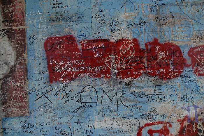 Scritte - Fotografia della Via dell'Amore