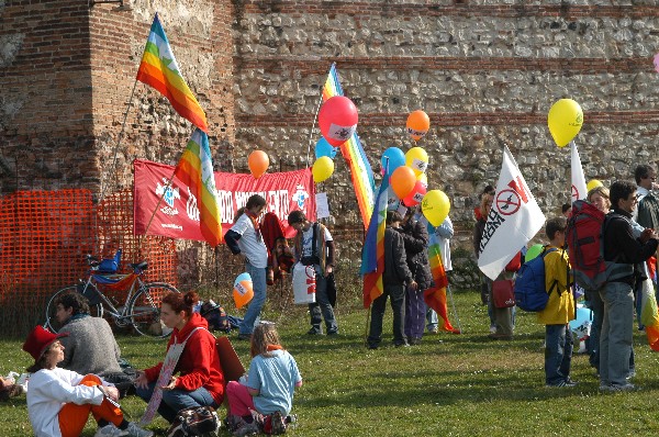 Manifestazione No Dal Molin - Fotografia 7 - Vicenza 17 febbraio 2007