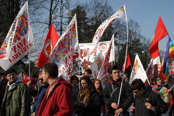 Manifestazione No Dal Molin - Fotografia 171 - Vicenza 17 febbraio 2007