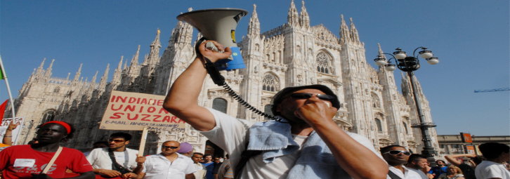 Manifestazione Nazionale contro la crisi e contro il razzismo