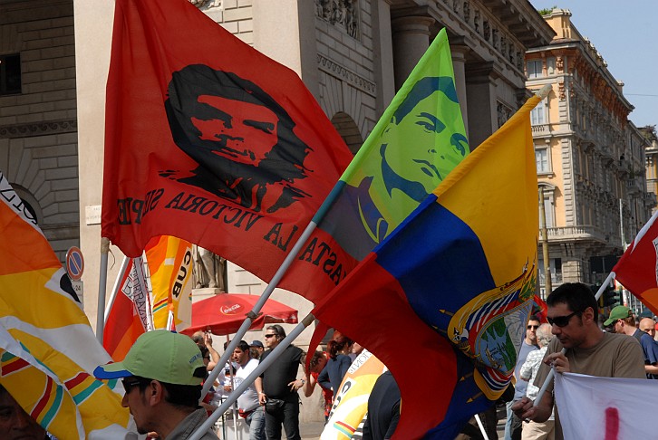 Fotografia - Bandiere Che Guevara Ecuador