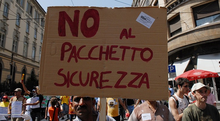 Fotografia - No al pacchetto sicurezza