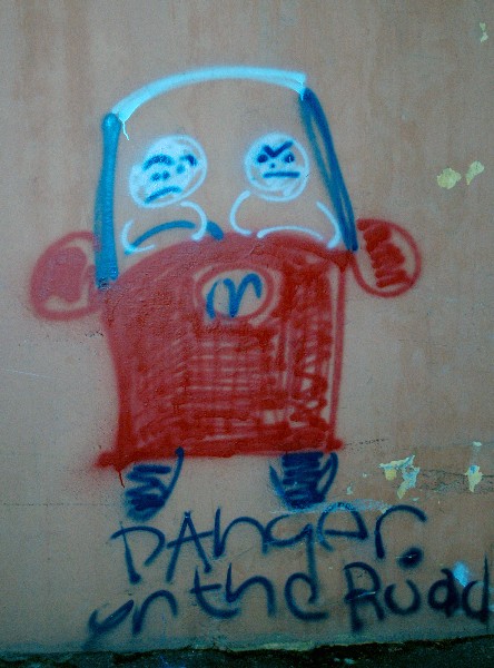 Danger In The Road :: Murales