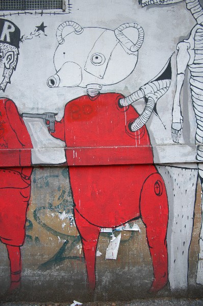 La TV Orso - Murales di Bologna