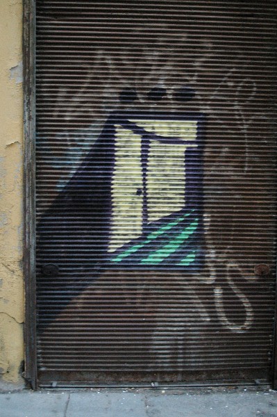 Quadrato serranda - Murales di Bologna