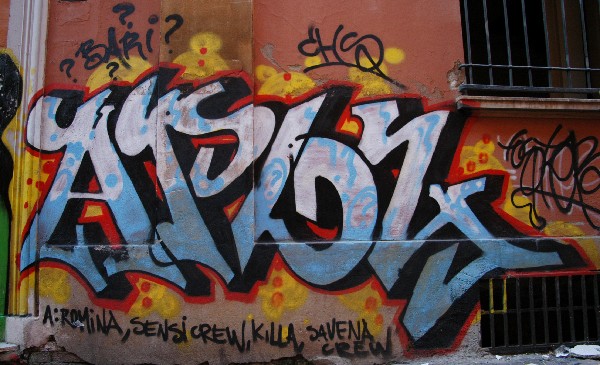 Scritta effetto 3D :: Murales